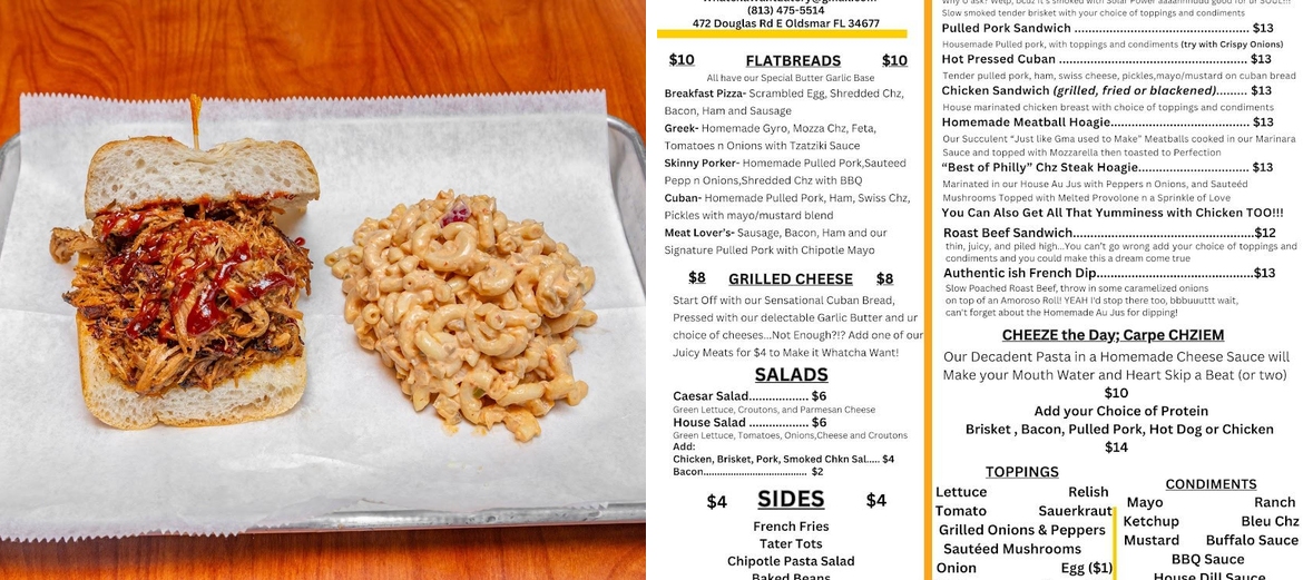 Whatcha Want Eatery Menu
