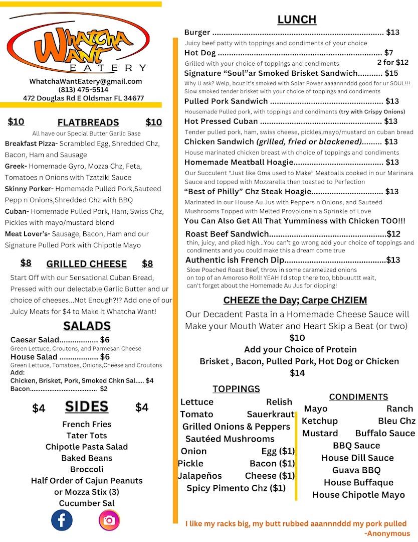 Whatcha Want Eatery